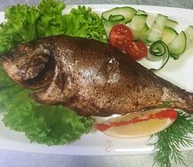 Рыба Дорадо на мангале
