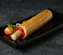 Французский хот-дог с куриной колбаской
