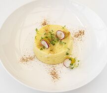 Бефстроганов с картофельным пюре
