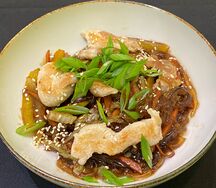Фунчоза с курицей
