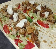 Шаурма со свининой мини
