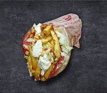 Гирос сувлаки закрытый вегетарианский