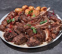 Сет баранина с овощами