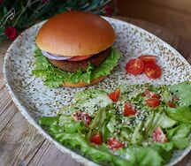 Бургер Vegan с сырным соусом