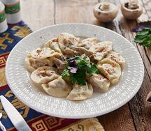 Вареники с картофелем и грибами