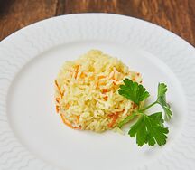 Рис с морковью