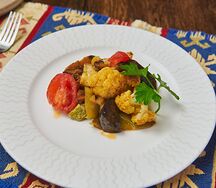 Салат из овощей гриль
