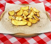 Хрустящие картофельные дольки в печи