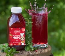 Морс ягодный собственного приготовления