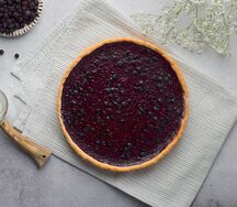 С черникой и творожным сыром, средний