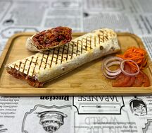 Шаурма по-корейски с картошкой фри