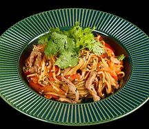 Лапша с курицей 