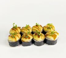 Запеченный футомаки с лососем