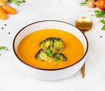 Суп-пюре тыквенный с брокколи