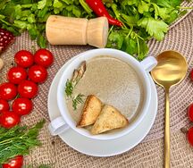 Крем-суп из шампиньнов