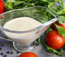 Соус белый чесночный