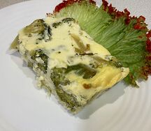 Омлет с брокколи