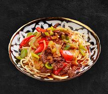 Жареный Лагман с бараниной и овощами