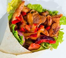 Донер в лаваше Грибной с курицей