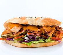 Донер в пите Карри с курицей