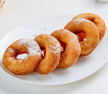 Золотые пончики постные