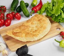 Чебурек с сыром и грибами