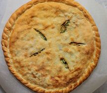 Пирог со шпинатом и сыром