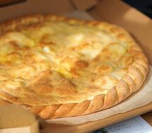 Пирог с картофелем и грибами