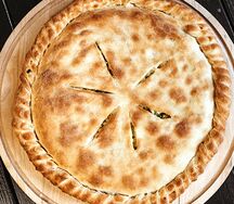 Пирог с капустой и грибами