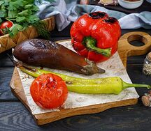 Овощи на мангале