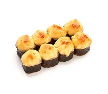 Запеченный с копченым лососем