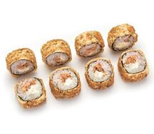 Жареный с лососем терияки