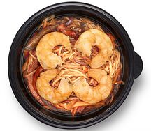 Лапша Удон с креветками