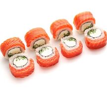 Филадельфия с копченым лососем