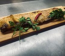 Карп горячего копчения