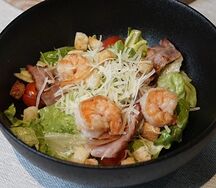 А-ля Кардини с креветками