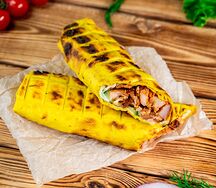 Шаурма сырная с курицей