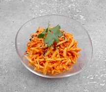 Салат с яблоком и морковью