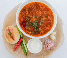 Борщ с говядиной