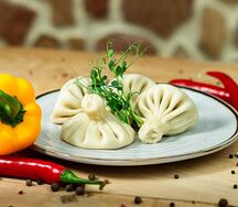 Хинкали отварные с сыром