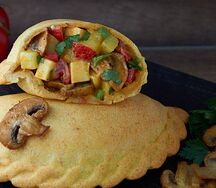 Самоса с шампиньонами