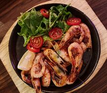 Креветки жареные