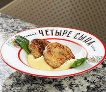 Котлеты из цыпленка с пюре