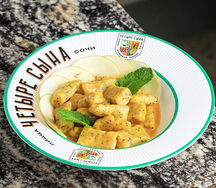 Творожные ньоки с фруктами