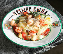 Салат Цезарь с креветкой