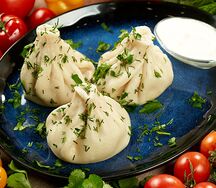 Хинкали с бараниной