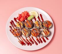 Запеченный ролл Сумасшедшая курица Grill