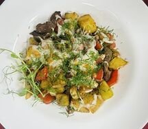 Жаркое с курицей