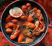 Раки средне-крупные в ароматном бульоне