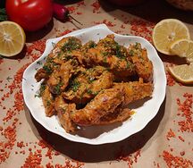 Креветка медвежонок обжаренная в соусе том ям